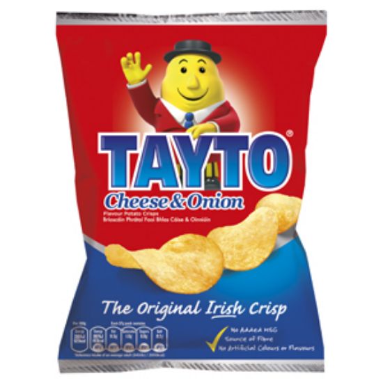 Picture of Tayto Cheese & Onion STD 37g  x50